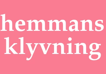 Synonym hemmansklyvning