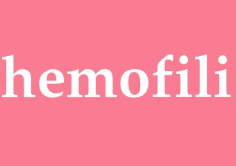 Synonym hemofili