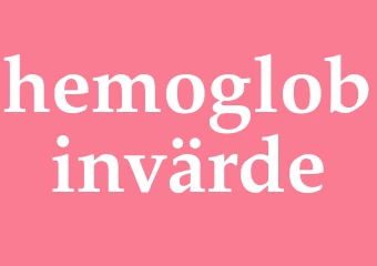 Synonym hemoglobinvärde