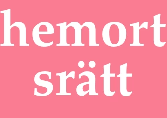 Synonym hemortsrätt