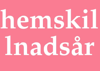 Synonym hemskillnadsår