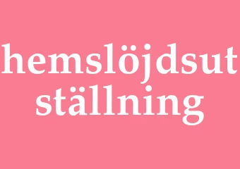 Synonym hemslöjdsutställning