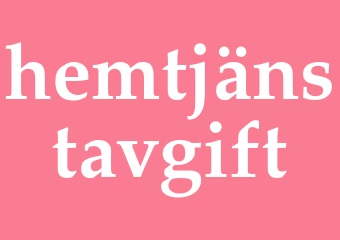 Synonym hemtjänstavgift