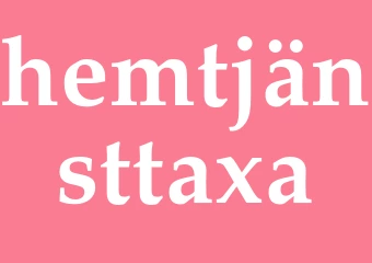 Synonym hemtjänsttaxa