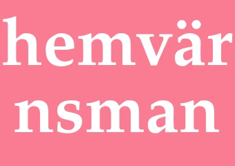Synonym hemvärnsman