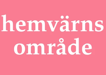 Synonym hemvärnsområde