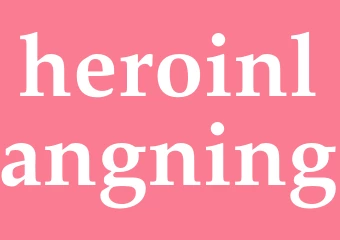 Synonym heroinlangning