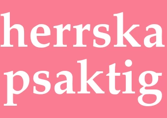 Synonym herrskapsaktig