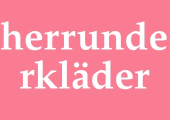 Synonym herrunderkläder