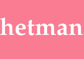 Synonym hetman