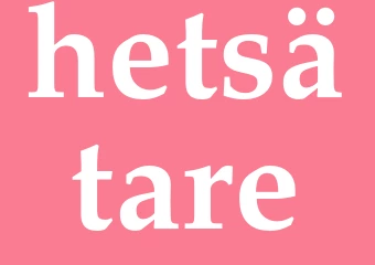 Synonym hetsätare