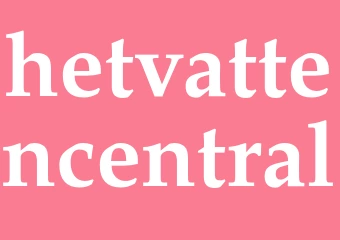 Synonym hetvattencentral