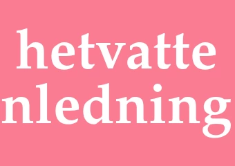 Synonym hetvattenledning