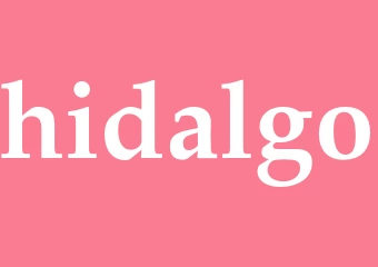 Synonym hidalgo