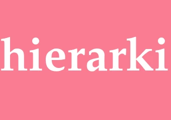 Synonym hierarki