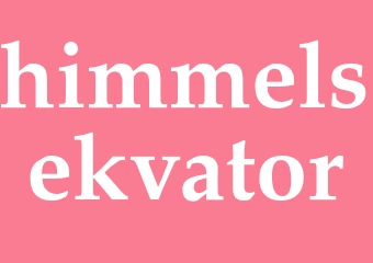 Synonym himmelsekvator