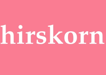 Synonym hirskorn