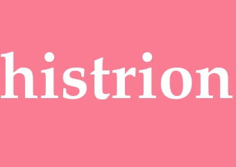 Synonym histrion