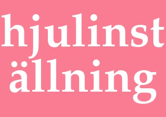 Synonym hjulinställning