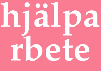 Synonym hjälparbete