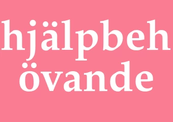 Synonym hjälpbehövande