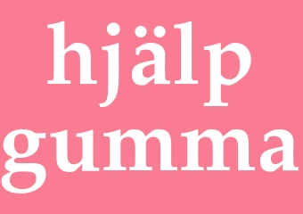 Synonym hjälpgumma