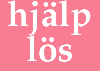 Synonym hjälplös