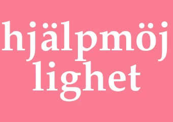 Synonym hjälpmöjlighet