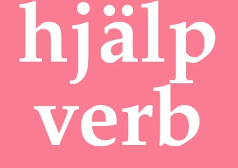 Synonym hjälpverb