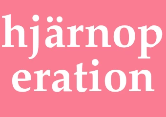 Synonym hjärnoperation
