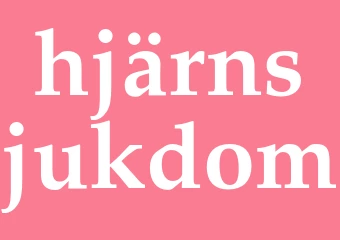 Synonym hjärnsjukdom