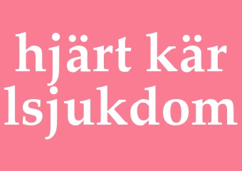 Synonym hjärt-kärlsjukdom