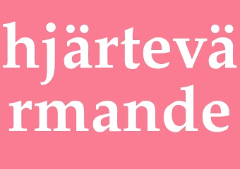 Synonym hjärtevärmande