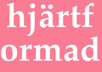 Synonym hjärtformad