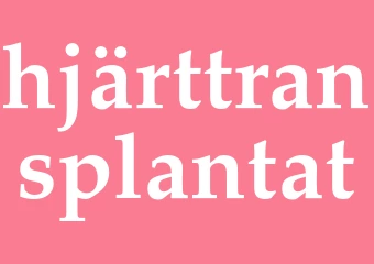 Synonym hjärttransplantat