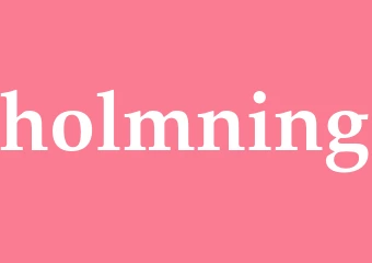 Synonym holmning