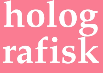 Synonym holografisk