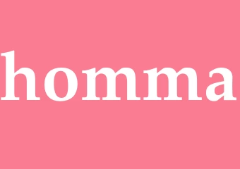 Synonym homma