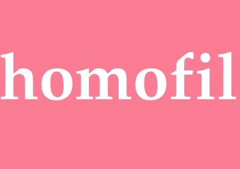 Synonym homofil