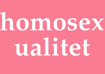 Synonym homosexualitet