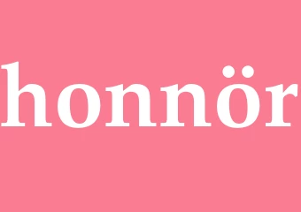 Synonym honnör
