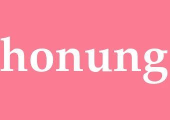 Synonym honung