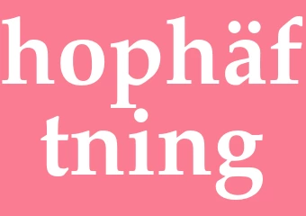 Synonym hophäftning