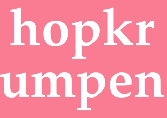 Synonym hopkrumpen