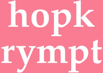 Synonym hopkrympt
