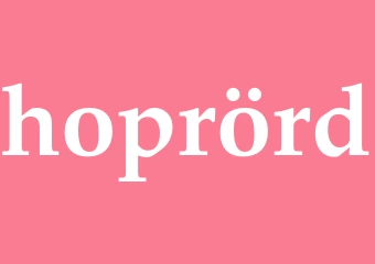 Synonym hoprörd