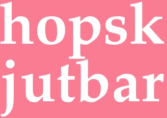 Synonym hopskjutbar