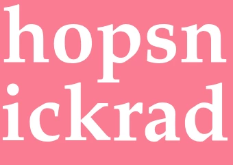 Synonym hopsnickrad