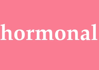Synonym hormonal