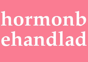 Synonym hormonbehandlad